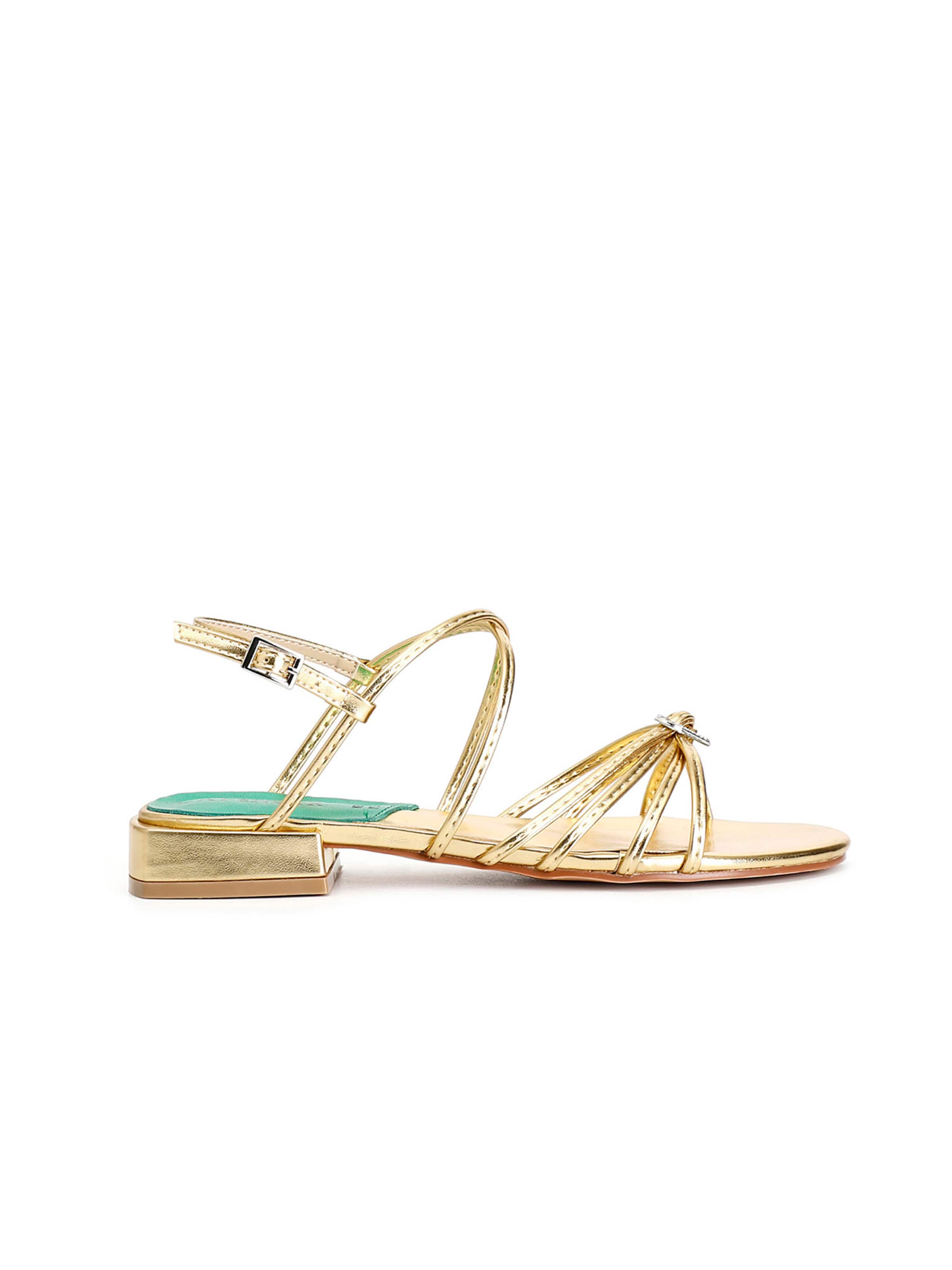 CAFè NOIR Sandaal in Goud: voorkant