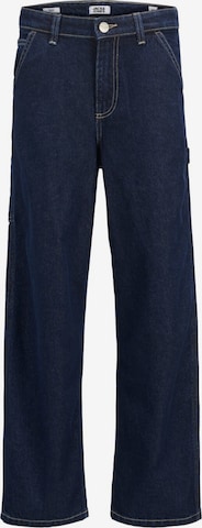 JACK & JONES Široke hlačnice Kavbojke 'JJIALEX JJCARPENTER' | modra barva: sprednja stran