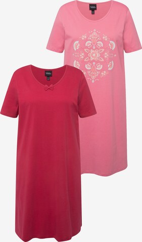 Chemise de nuit Ulla Popken en rose : devant