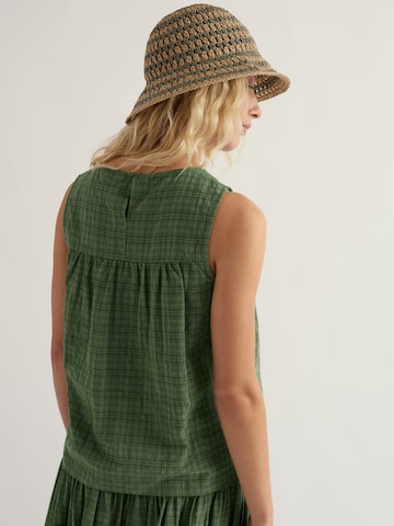 Top 'Exhibition' de la Seasalt Cornwall pe verde