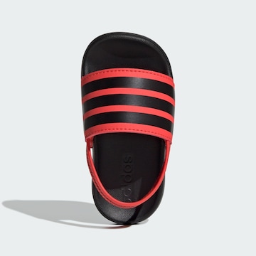 Calzatura aperta 'Adilette' di ADIDAS SPORTSWEAR in rosso