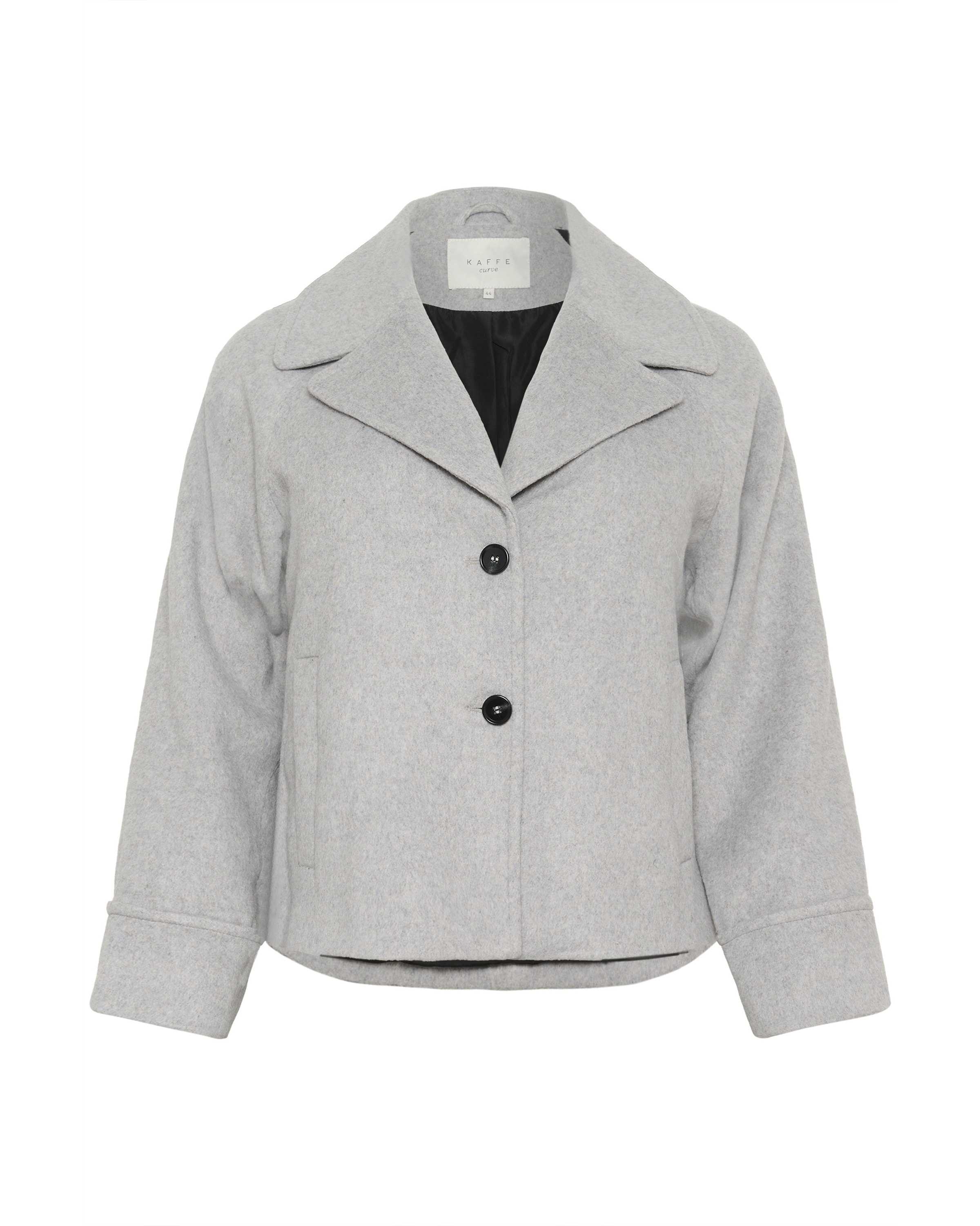 KAFFE CURVE Jacke 'KCjulian' in grau, Produktansicht