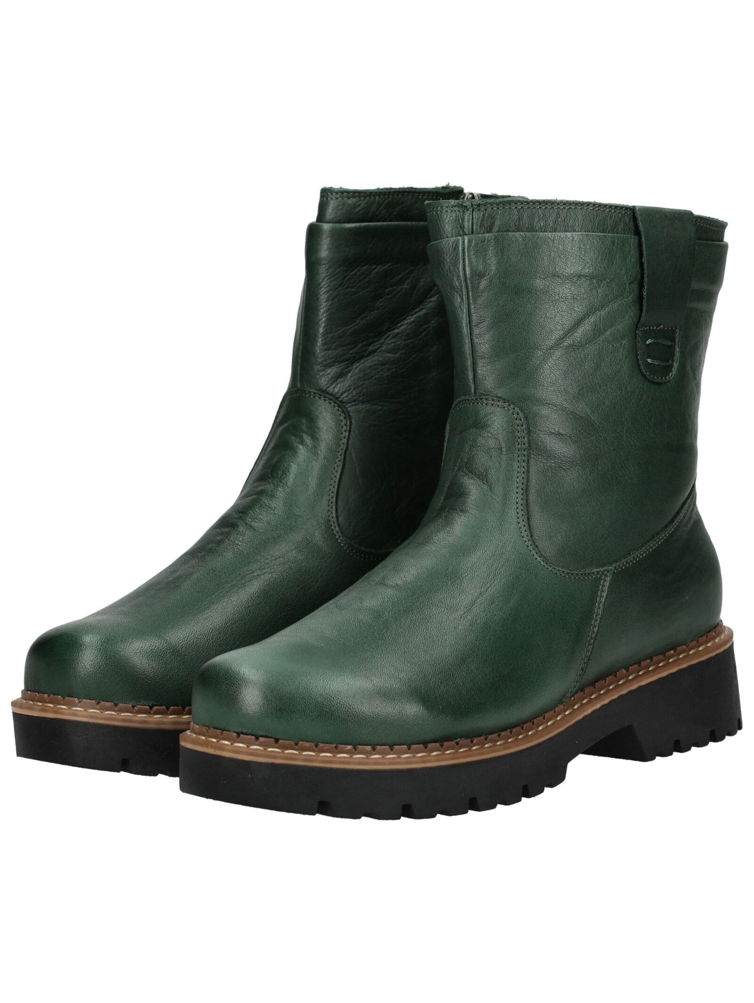 ANDREA CONTI Ankle Boots in Green