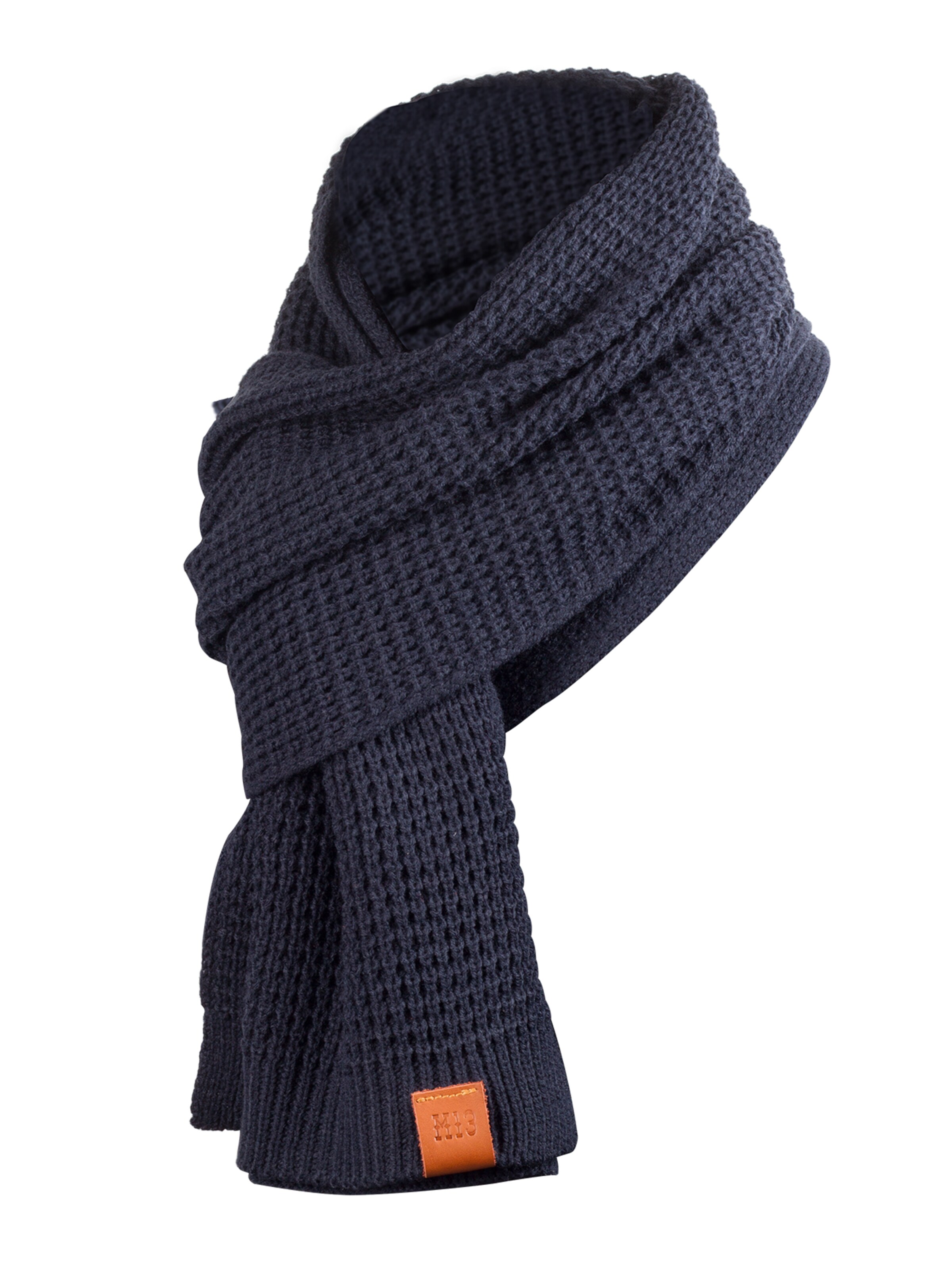 Manufaktur13 Scarf 'Rough' in Blue