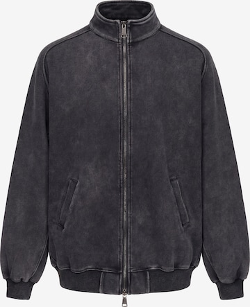 Veste de survêtement myMo ROCKS en gris : devant