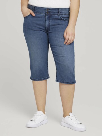 Tom Tailor Women + Slimfit Jeans in Blau: predná strana