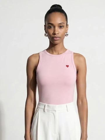 Top di Dilvin in rosa: frontale