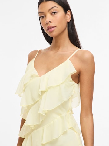 VILA - Vestido de verano 'VILuna' en amarillo