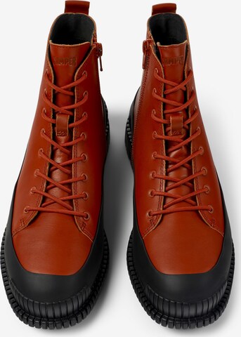CAMPER Lace-Up Ankle Boots 'Pix' in Red