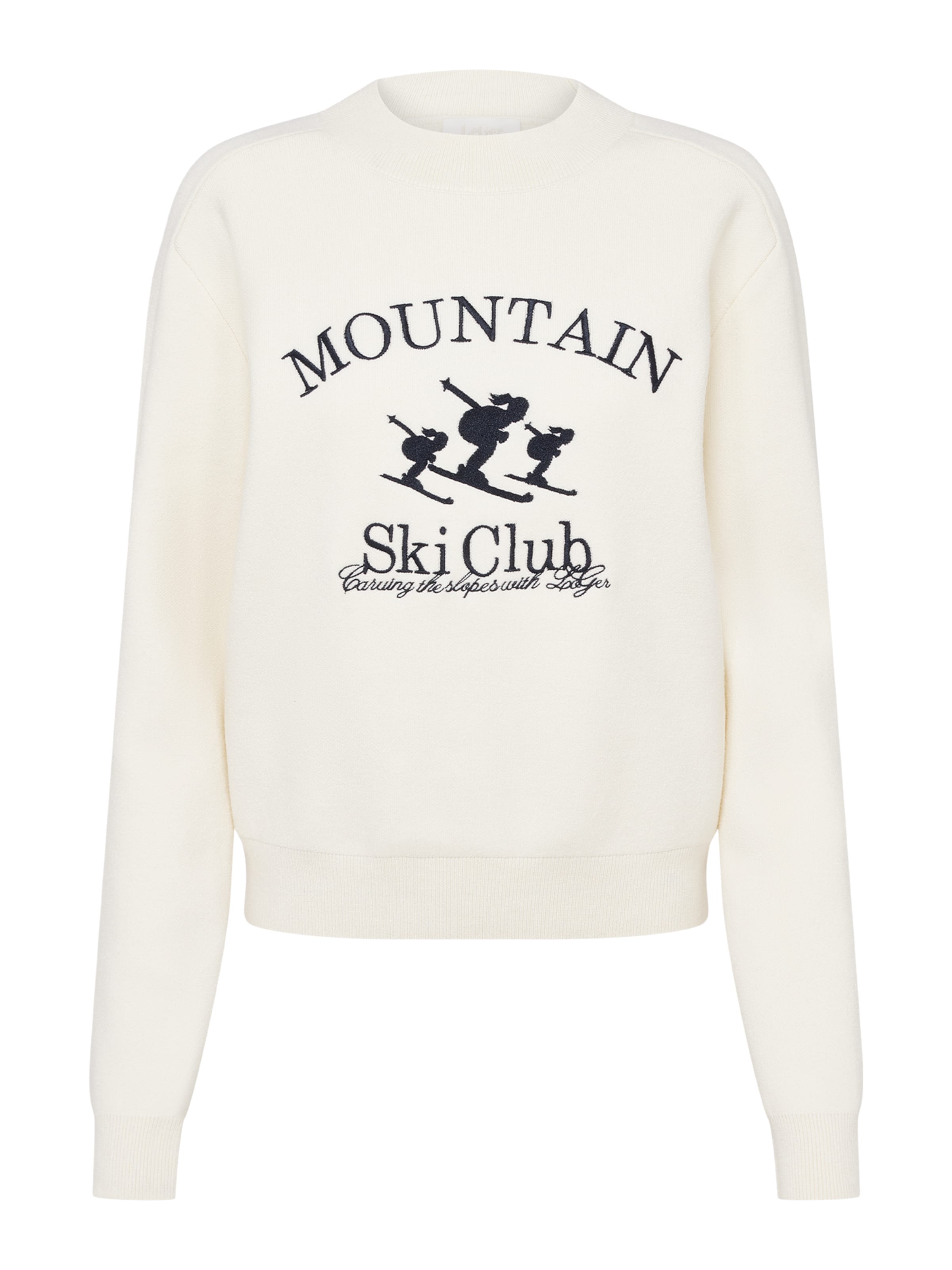 LeGer by Lena Gercke Πουλόβερ 'Allie' σε λευκό: μπροστά