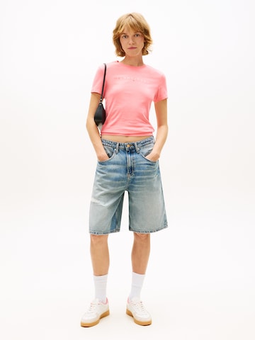 Tommy Jeans Tričko - Ružová