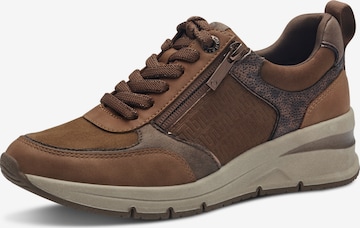 Tamaris - Zapatillas deportivas bajas en marrón: frente