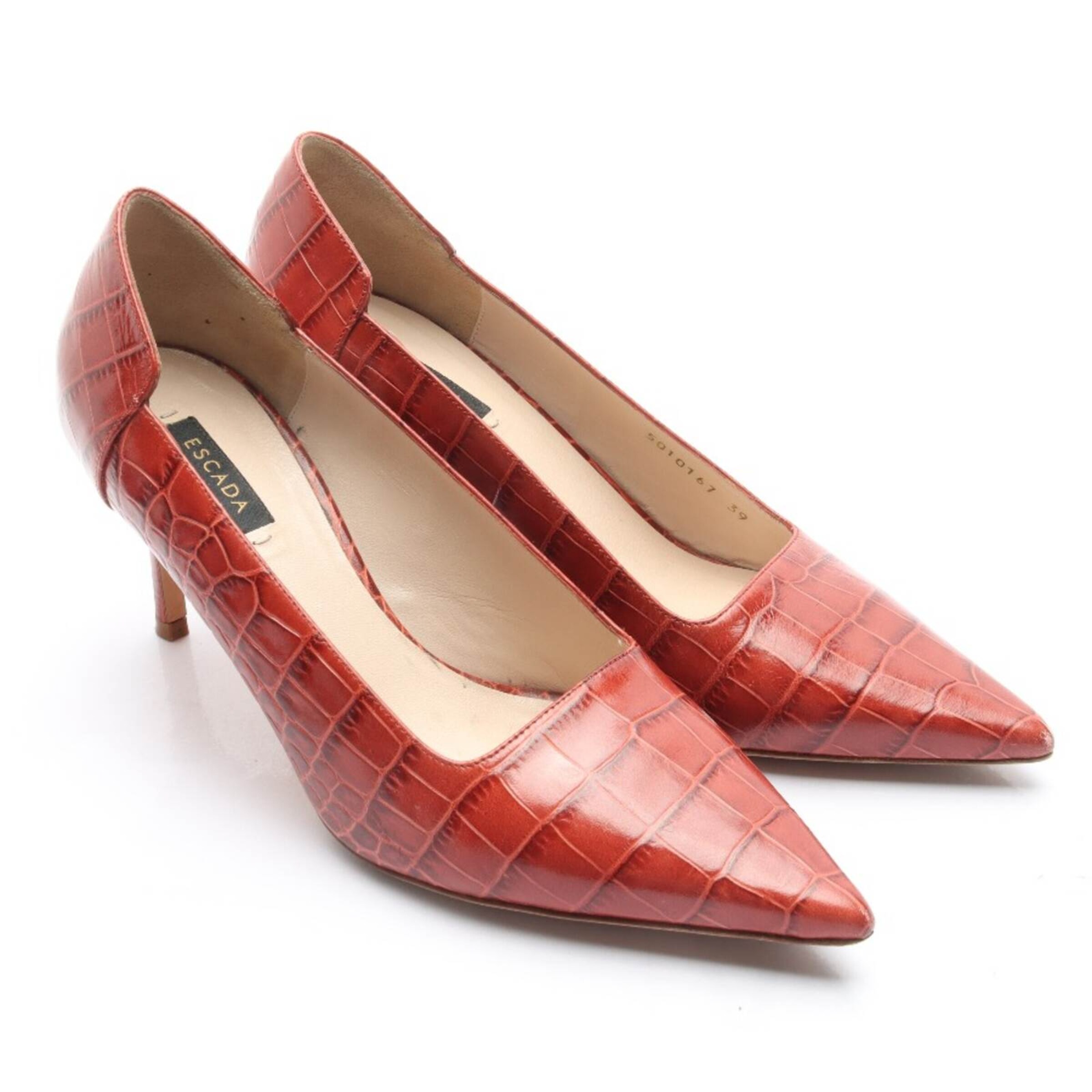 ESCADA Pumps in 39 in orange, Produktansicht