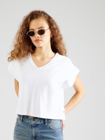 T-shirt 'NOMAKA' LTB en blanc : devant