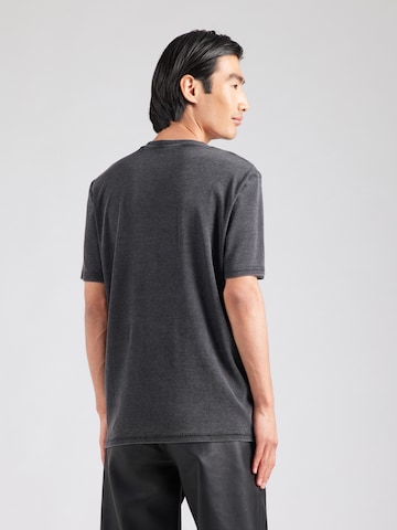 QS T-Shirt in Schwarz