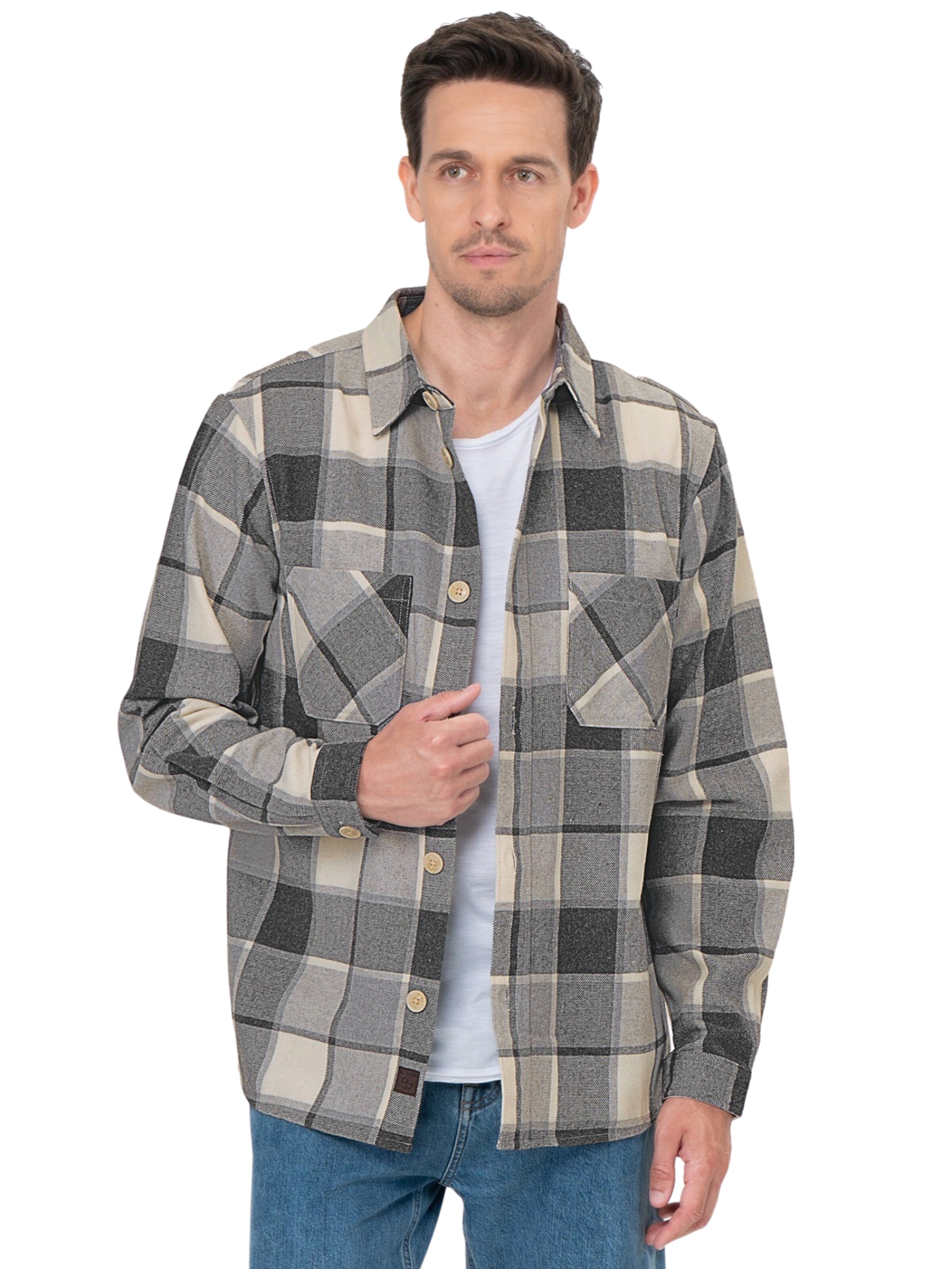 Key Largo Overgangsjakke 'PALERMO' i grå