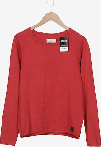 TOM TAILOR Langarmshirt L in Rot: Vorderseite