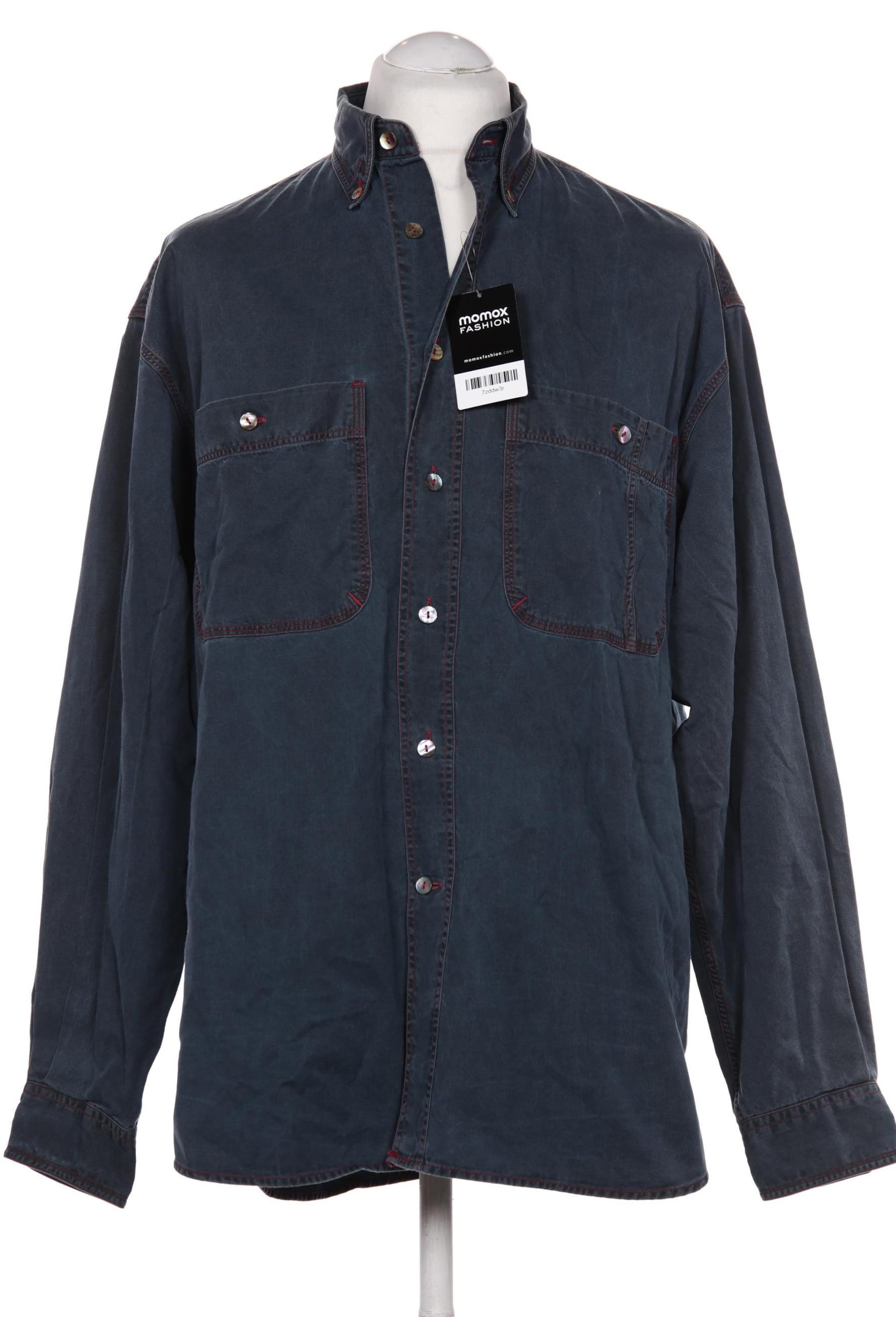 Jacques Britt Button Up Shirt in M in Grey: front