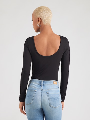 ABOUT YOU Shirt bodysuit 'Josina' in Black