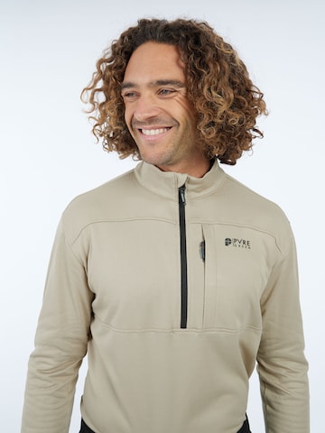 PROTEST Athletic Sweatshirt 'PRTGraphic' in Brown