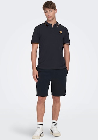 Only & Sons Poloshirt 'Fletcher' in Blau