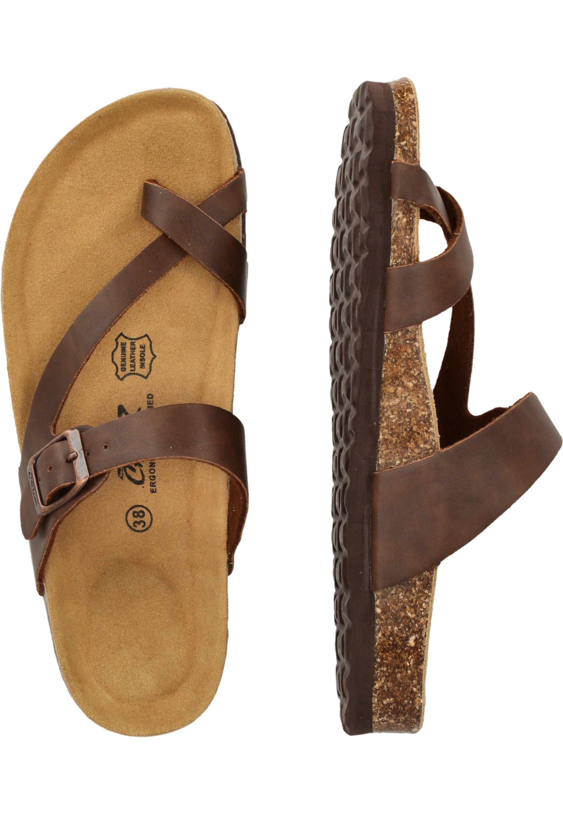 Cruz Teenslipper 'HARDINBURG' in Bruin