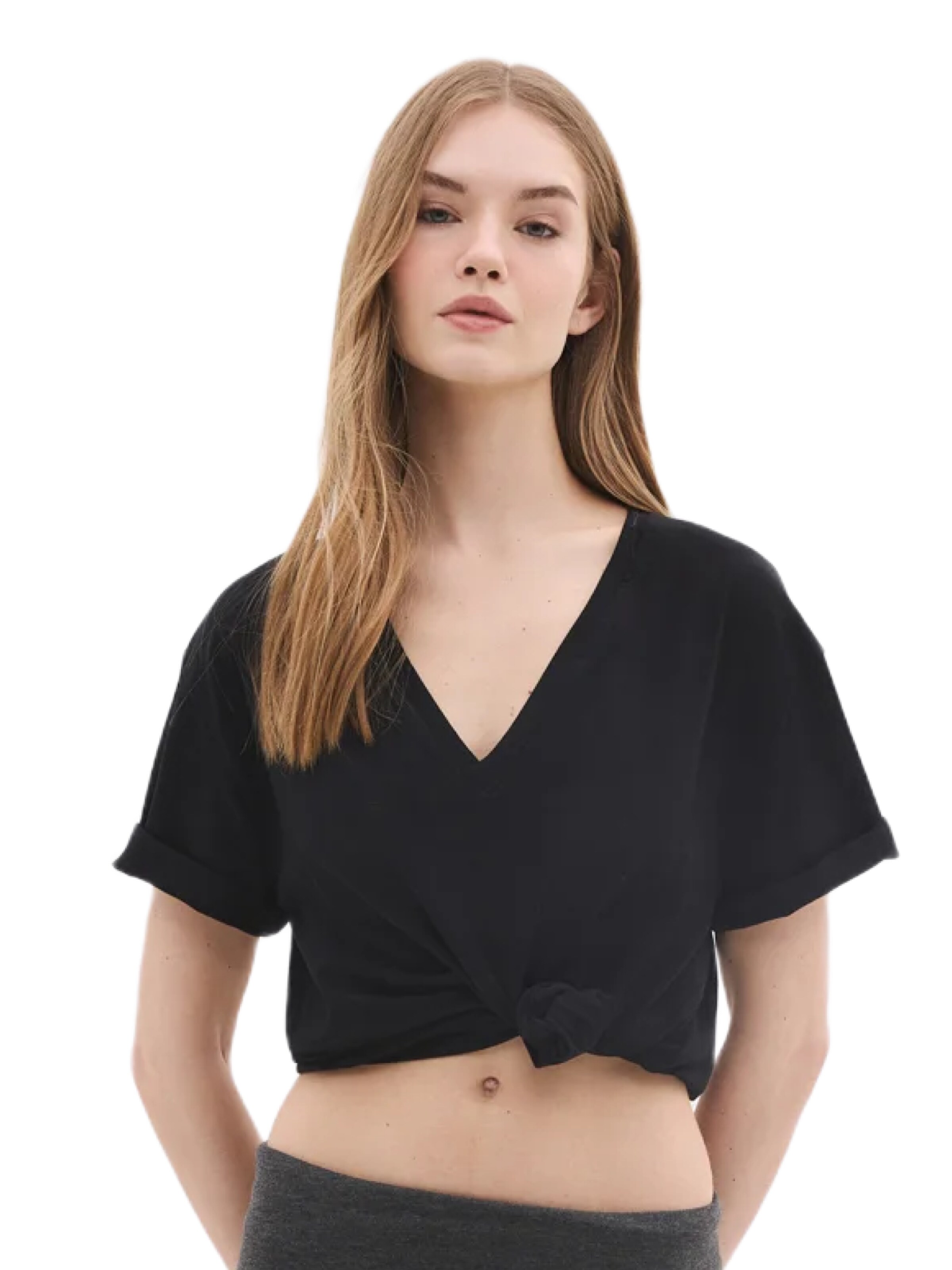 No Matter What Shirt in Zwart: voorkant