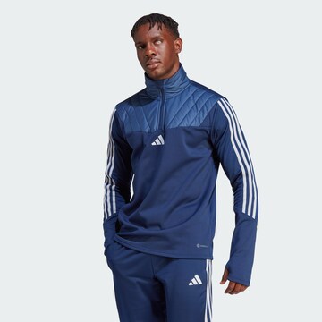 Sweat de sport 'Tiro 23 Club' ADIDAS PERFORMANCE en bleu : devant