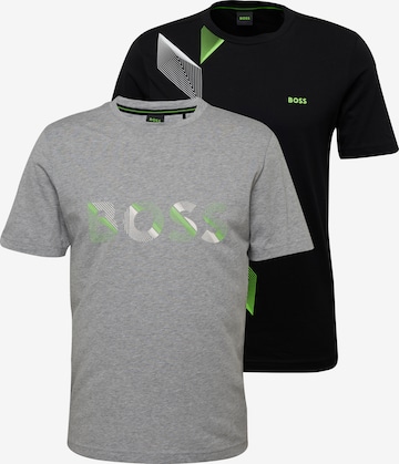 BOSS Green - Camiseta en gris: frente
