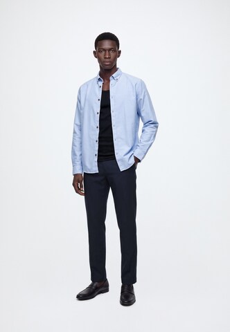 Regular fit Camicia di Lindbergh in blu: frontale