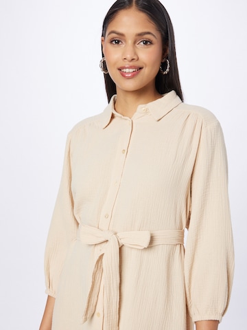 Moves Shirt Dress in Beige