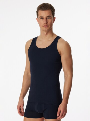 SCHIESSER Undershirt ' Essentials ' in Blue: front