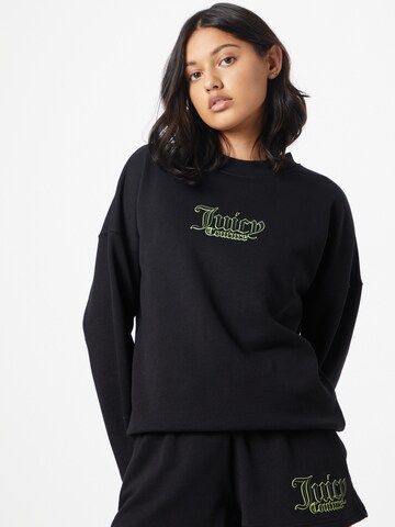 Juicy Couture SportSportska sweater majica 'VALENTINA' - crna boja: prednji dio