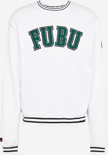 FUBU Majica | smaragd / črna / bela barva, Prikaz izdelka