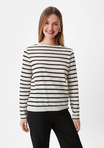 COMMA Shirt in Zwart: voorkant