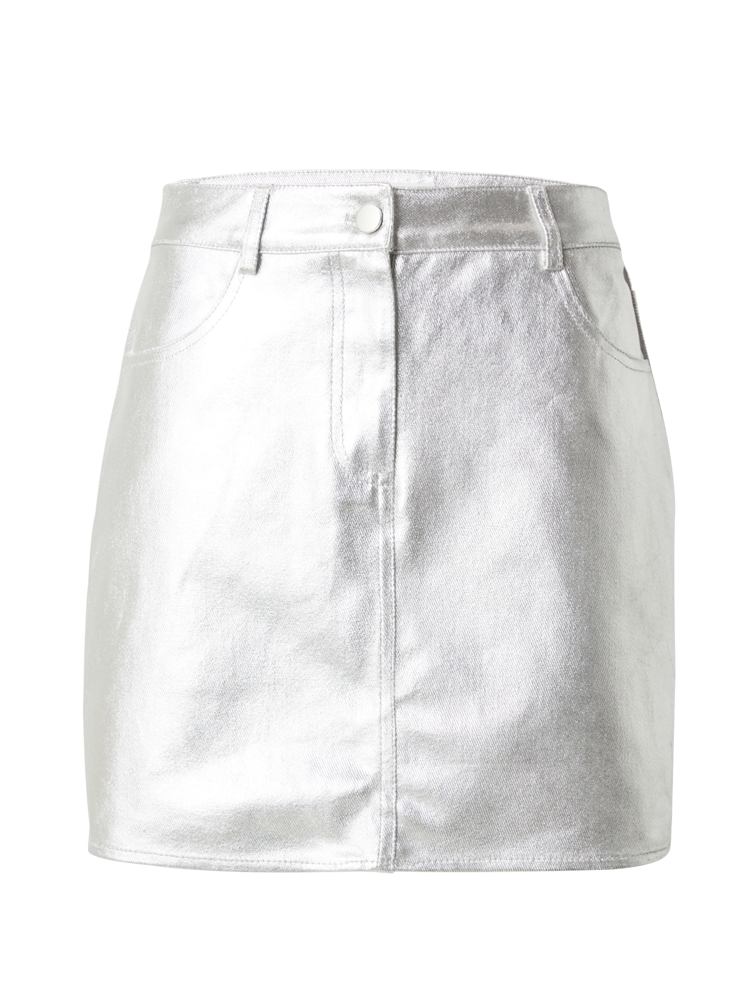 VILA Sukňa 'VINIRVANA' - Strieborná: predná strana