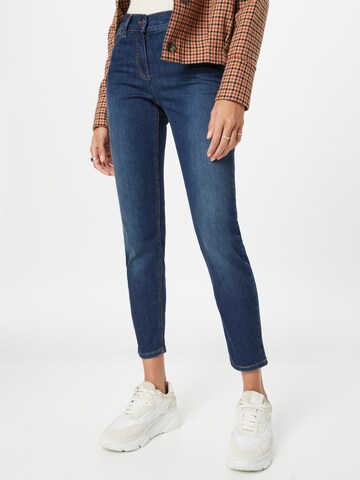 Skinny Jeans de la GERRY WEBER pe albastru: față