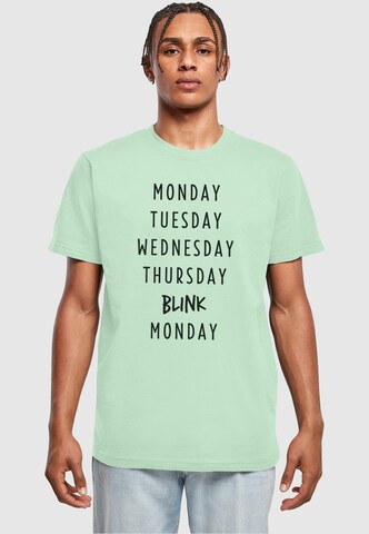 Mister Tee Shirt 'Blink' in Grün: Vorderseite