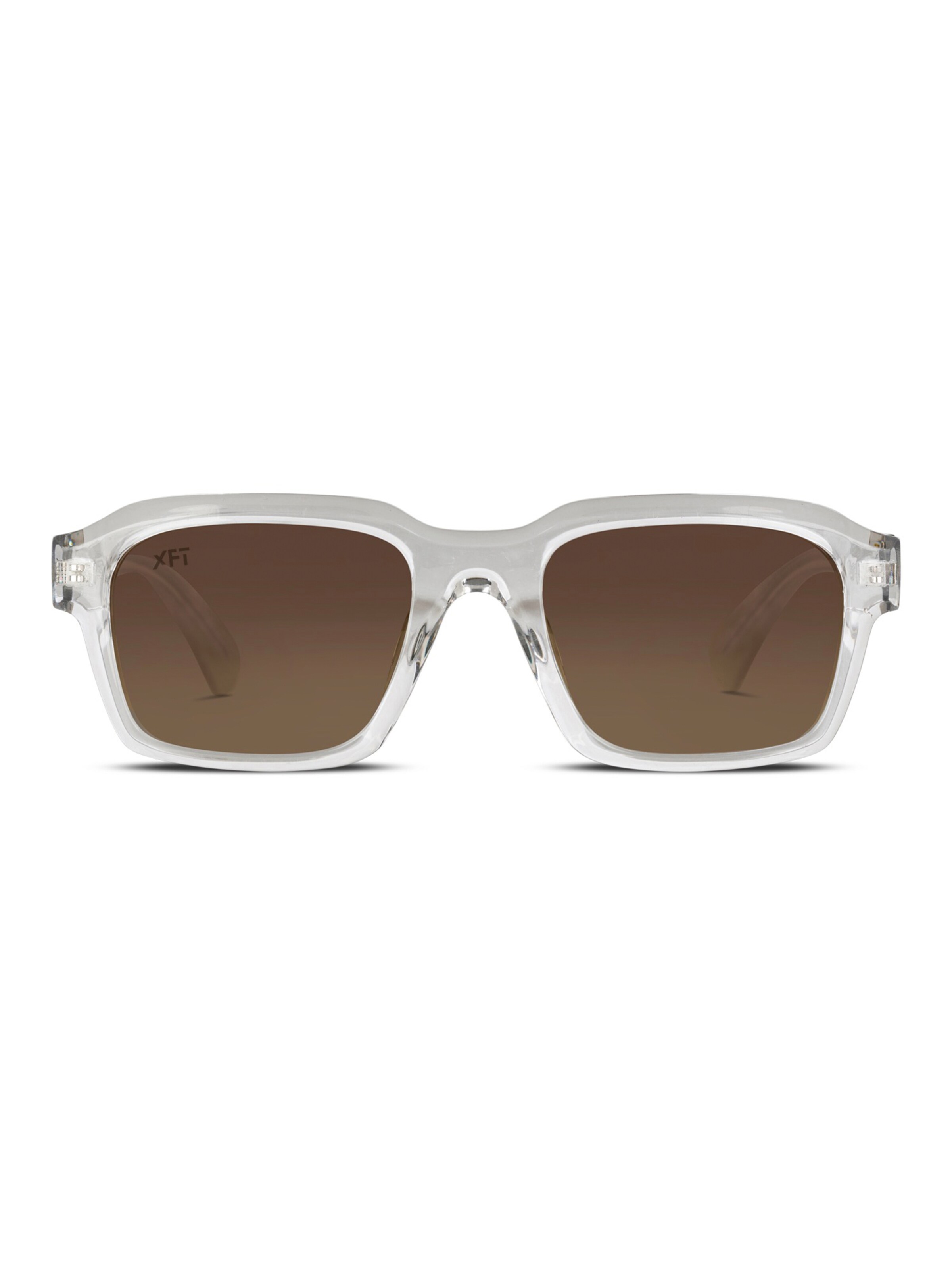X Frame Therapy Sunglasses 'Glareflux Sun' in Brown