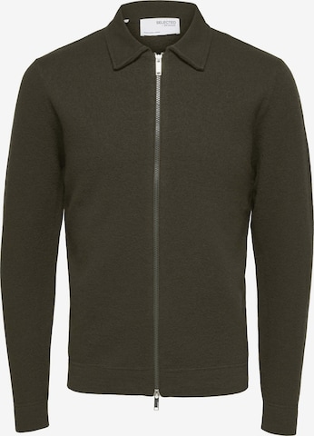 SELECTED HOMME Cardigan i grøn: forside