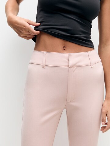 Pull&Bear Flared Hose in Pink