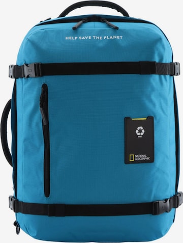 National Geographic Backpack 'OCEAN' in Blue: front