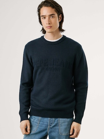 Pull-over 'Phineas' Pepe Jeans en bleu : devant