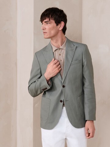 Next Slim fit Blazer 'N. Premium' in Green: front