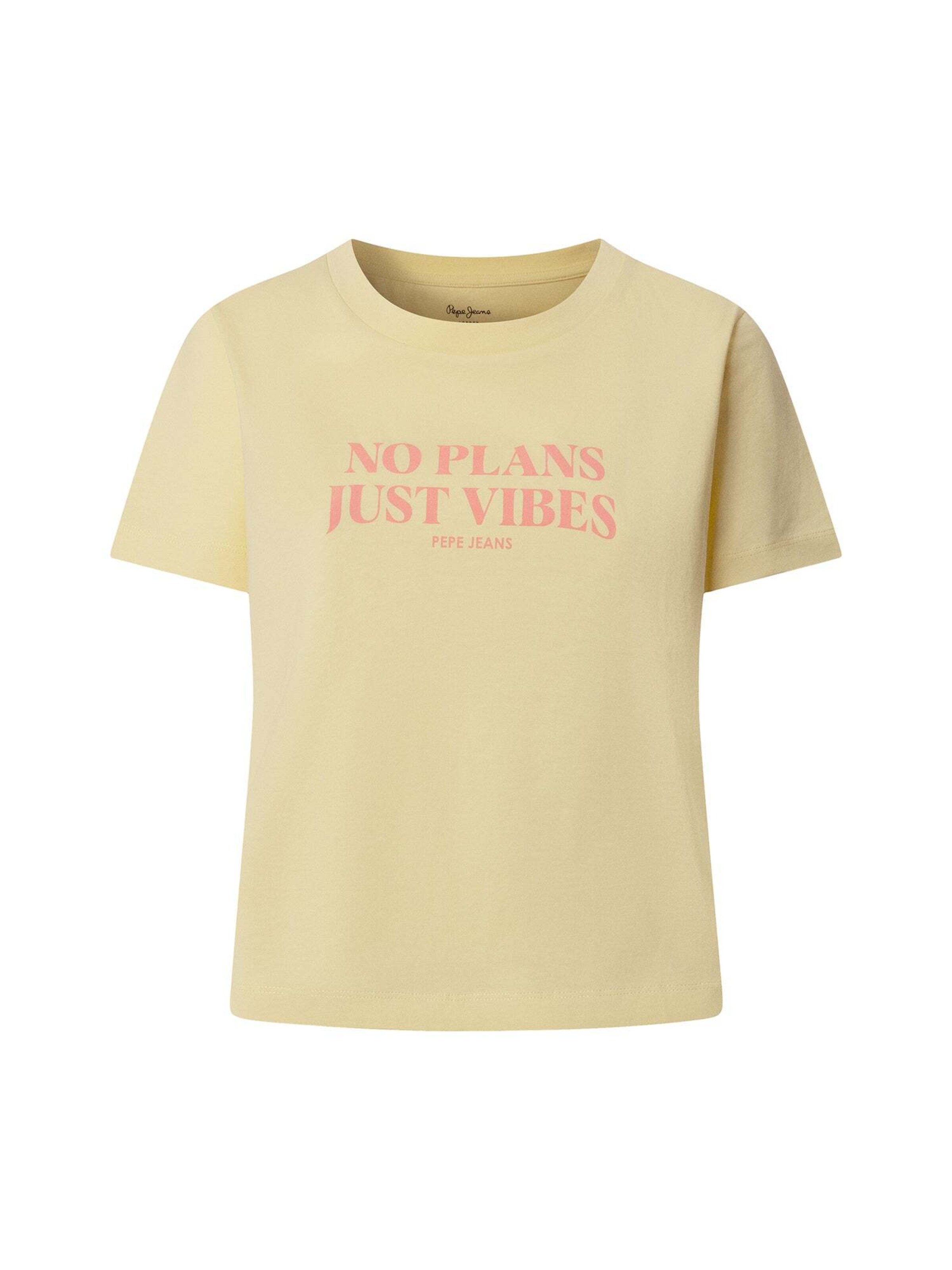 Pepe Jeans Shirt in Beige: voorkant