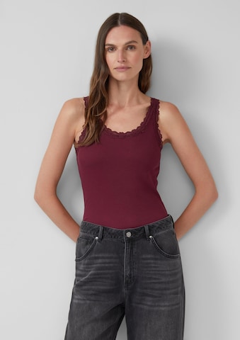 Haut s.Oliver en rouge : devant