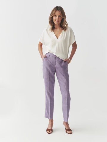 TATUUM - regular Pantalón de pinzas 'Imi 1' en lila