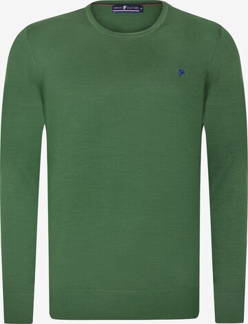 DENIM CULTURE Sweater 'MANNO' in Green: front