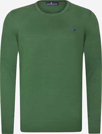 DENIM CULTURE Sweater 'MANNO' in Green: front