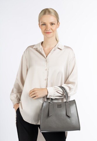 usha BLACK LABEL Handbag in Grey: front